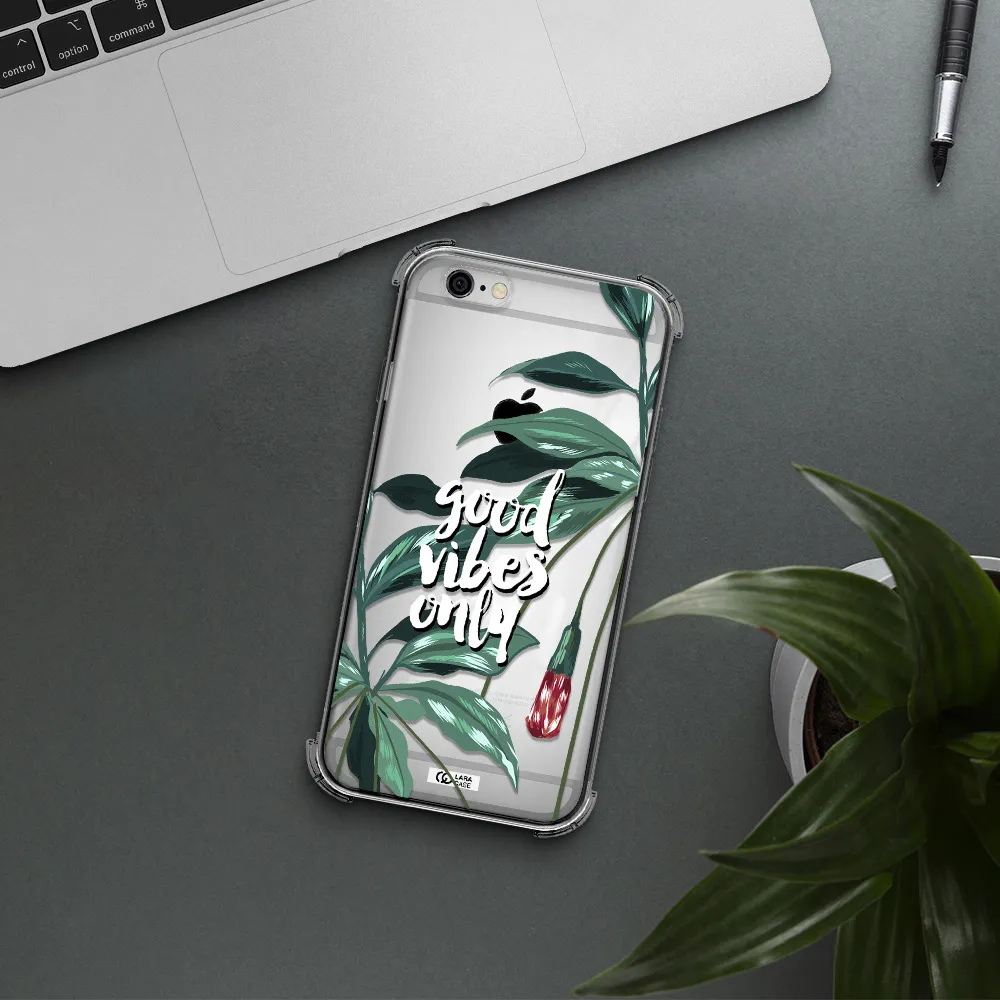 Tropical Vibes Green Apple iPhone 6 Clear PC Case