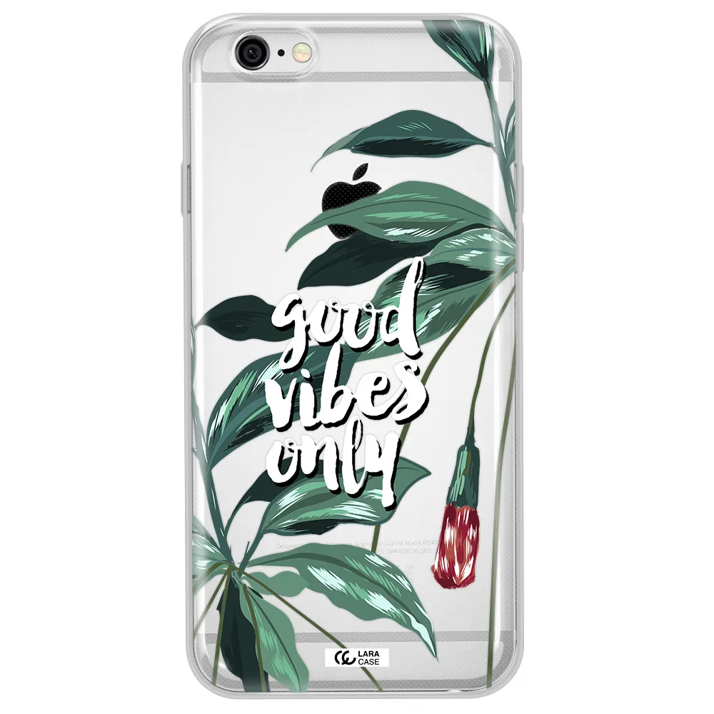 Tropical Vibes Green Apple iPhone 6 Clear TPU Case