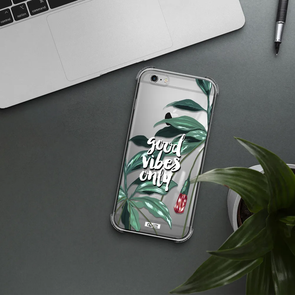 Tropical Vibes Green Apple iPhone 6 plus Clear PC Case