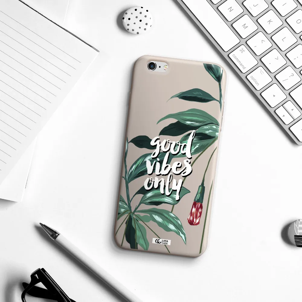 Tropical Vibes Green Apple iPhone 6 plus Silicone Stone Case