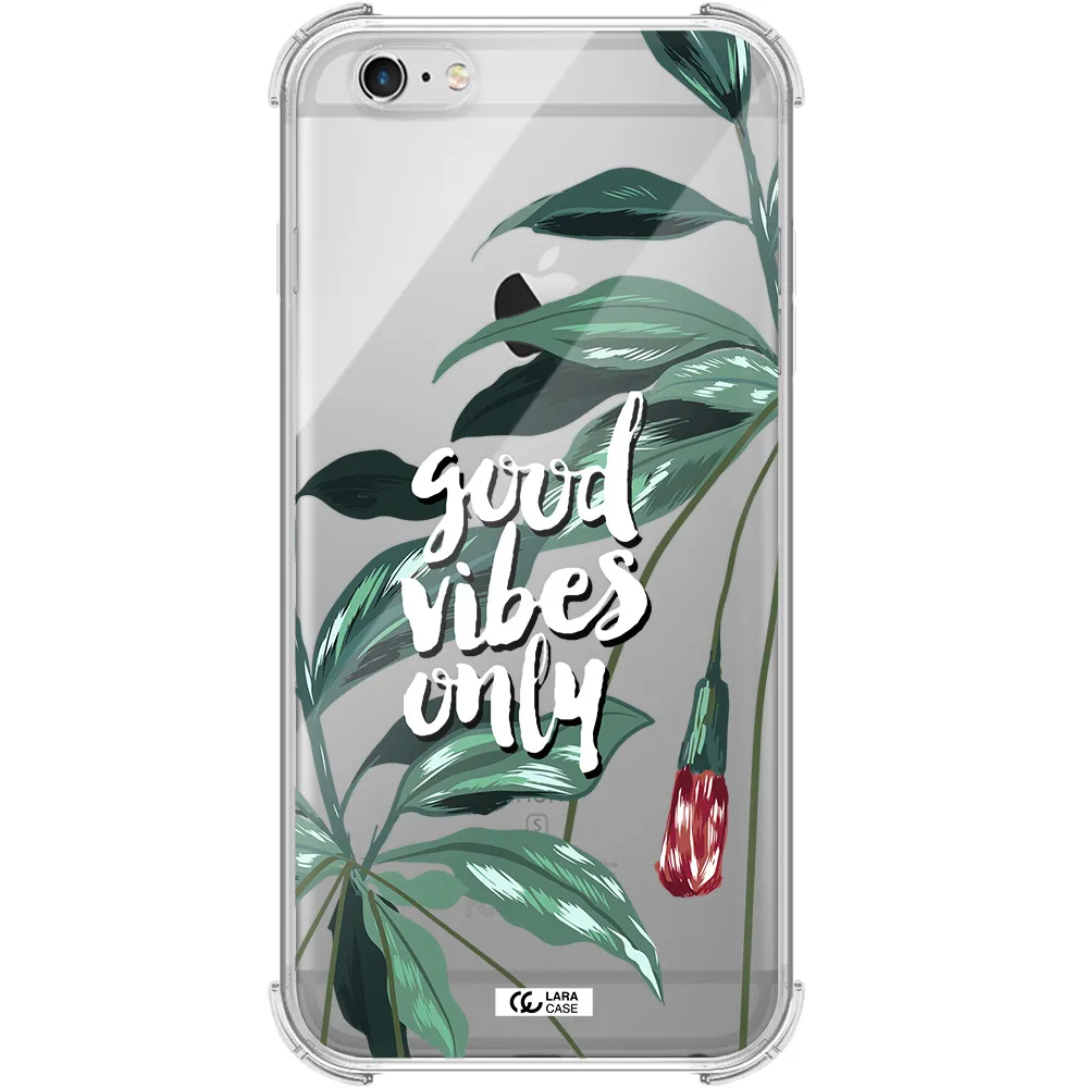 Tropical Vibes Green Apple iPhone 6 s plus Clear PC Case