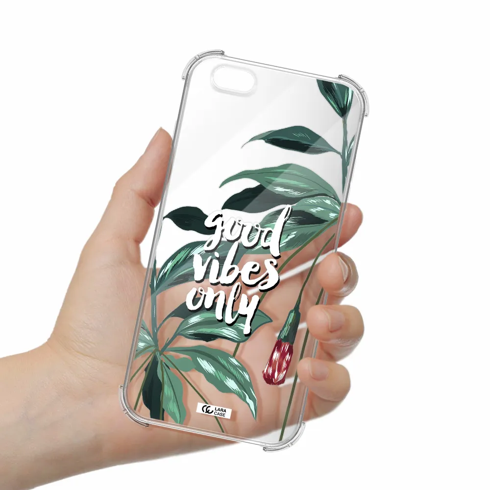 Tropical Vibes Green Apple iPhone 6 s plus Clear PC Case