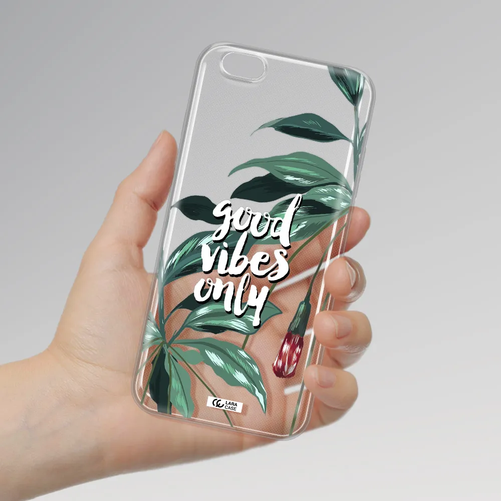 Tropical Vibes Green Apple iPhone 6 s plus Clear TPU Case