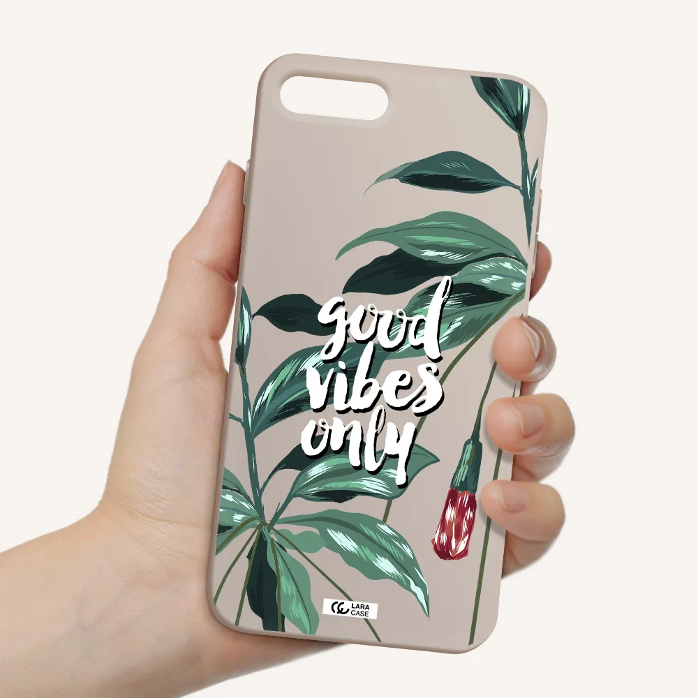 Tropical Vibes Green Apple iPhone 7 plus Silicone Stone Case