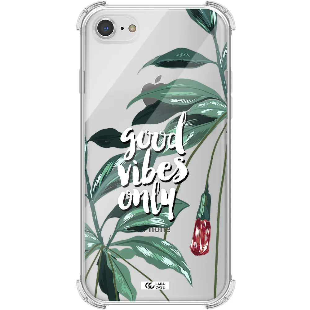 Tropical Vibes Green Apple iPhone 8 Clear PC Case