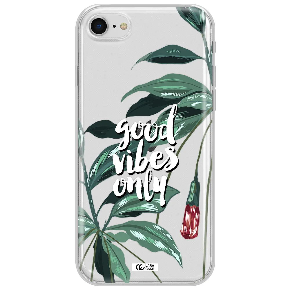 Tropical Vibes Green Apple Iphone Se 2020 Clear Tpu Case