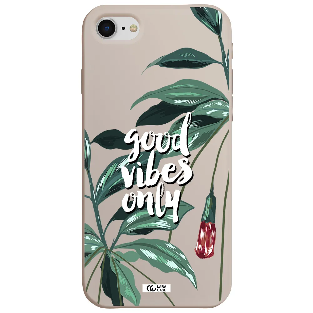 Tropical Vibes Green Apple iPhone se 2020 Silicone Stone Case