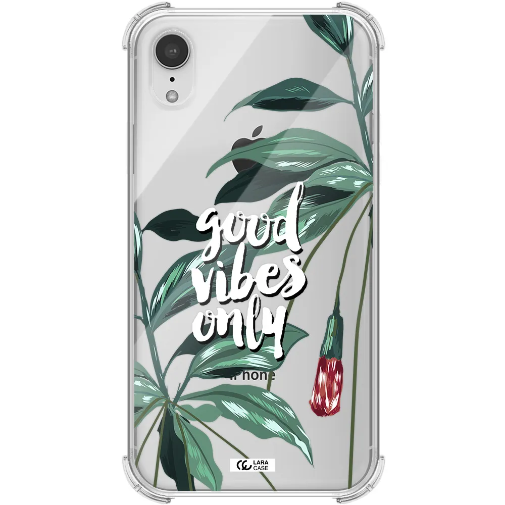 Tropical Vibes Green Apple iPhone XR Clear PC Case