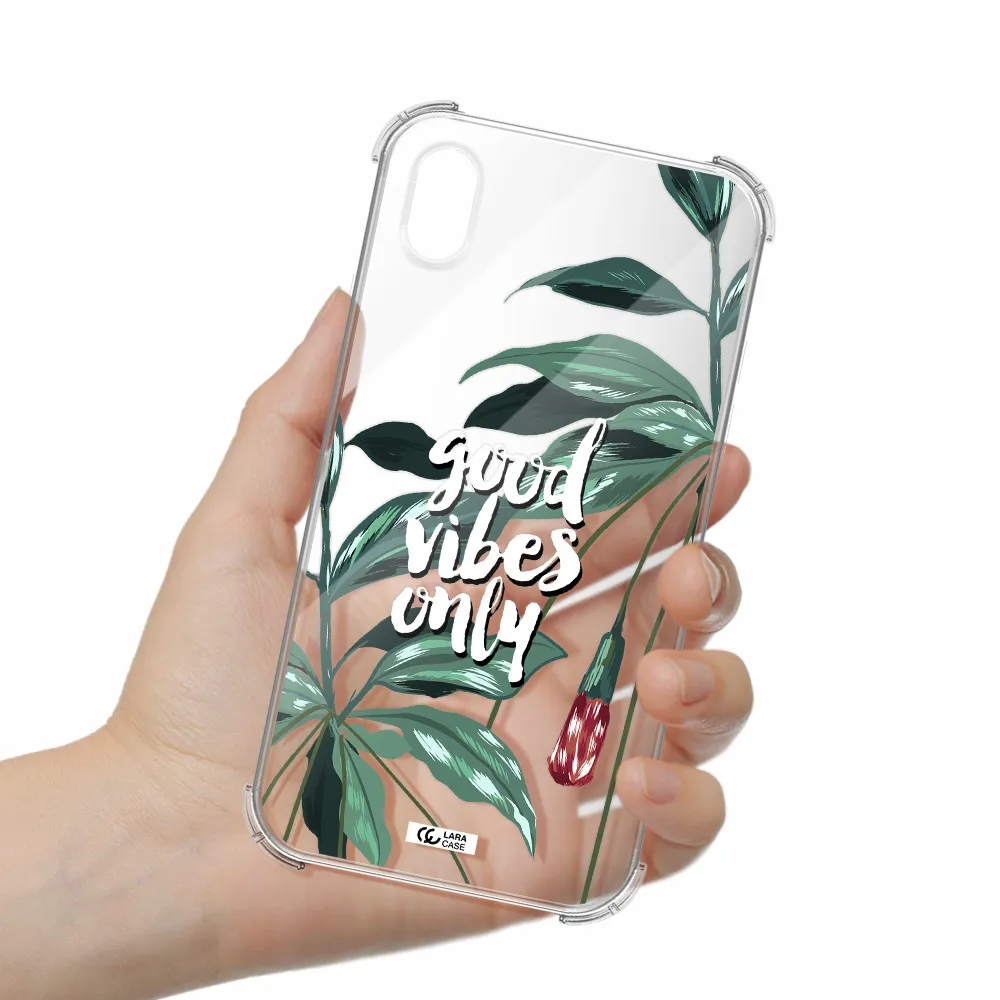Tropical Vibes Green Apple iPhone XR Clear PC Case