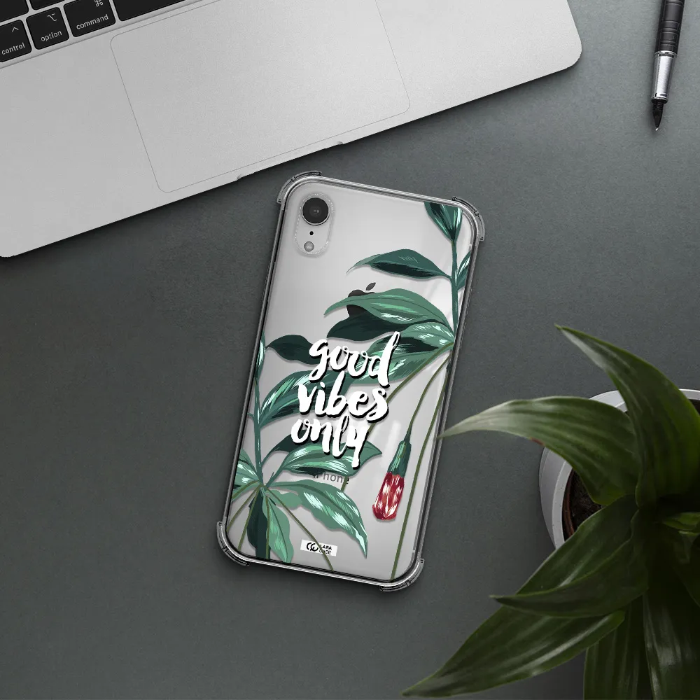 Tropical Vibes Green Apple iPhone XR Clear PC Case