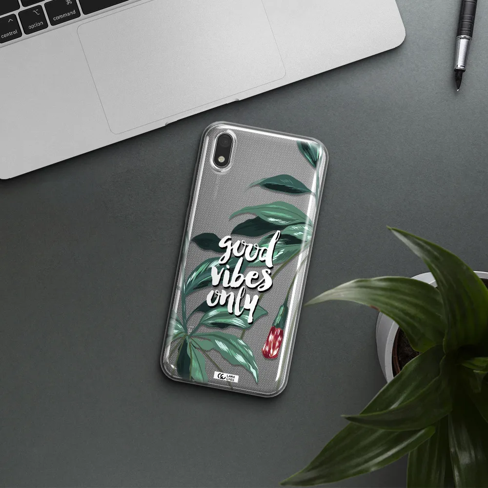 Tropical Vibes Green Huawei Honor 8S Clear TPU Case