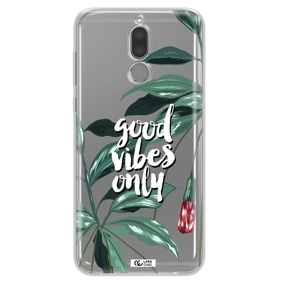 Tropical Vibes Green Huawei Mate 10 Lite Clear TPU Case