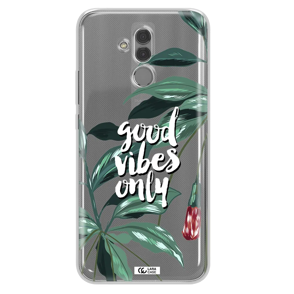 Tropical Vibes Green Huawei Mate 20 Lite Clear TPU Case