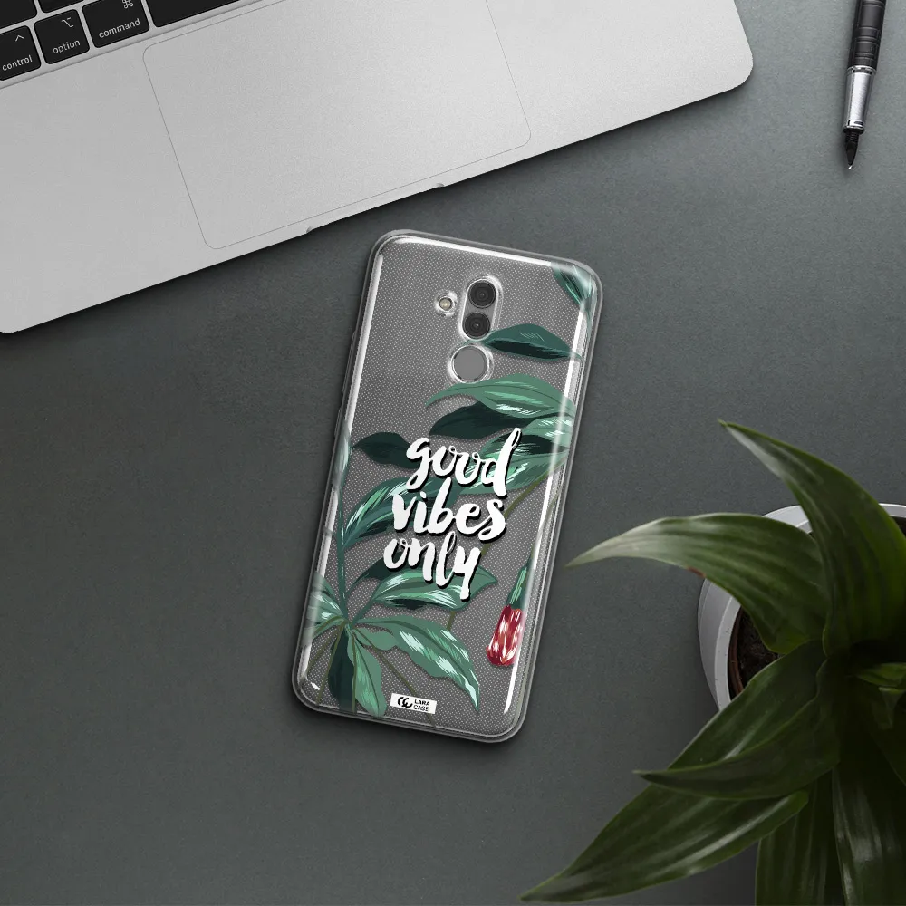 Tropical Vibes Green Huawei Mate 20 Lite Clear TPU Case