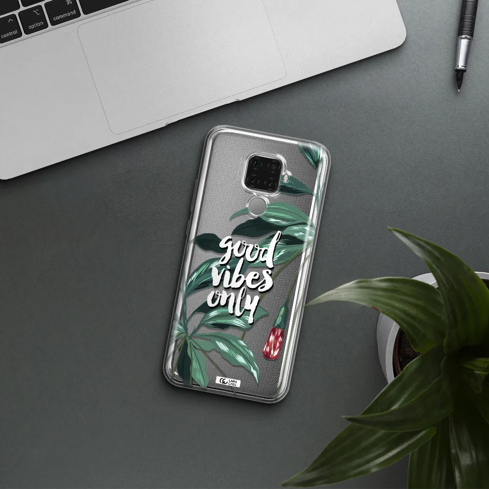 Tropical Vibes Green Huawei Mate 30 Lite Clear TPU Case