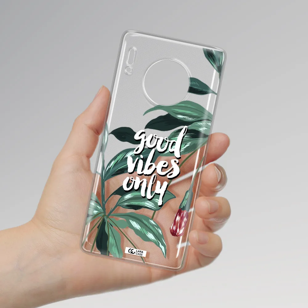 Tropical Vibes Green Huawei Mate 30 Pro Clear TPU Case