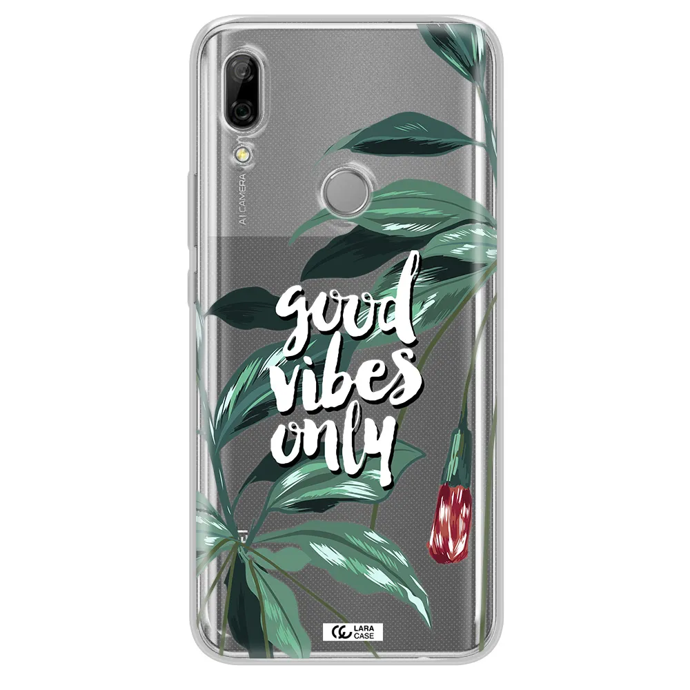 Tropical Vibes Green Huawei P Smart Z Clear TPU Case