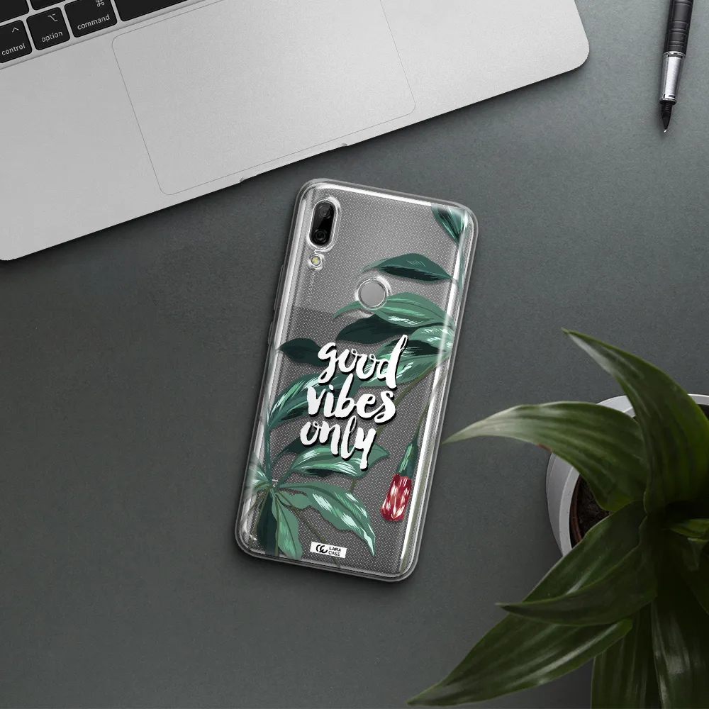 Tropical Vibes Green Huawei P Smart Z Clear TPU Case