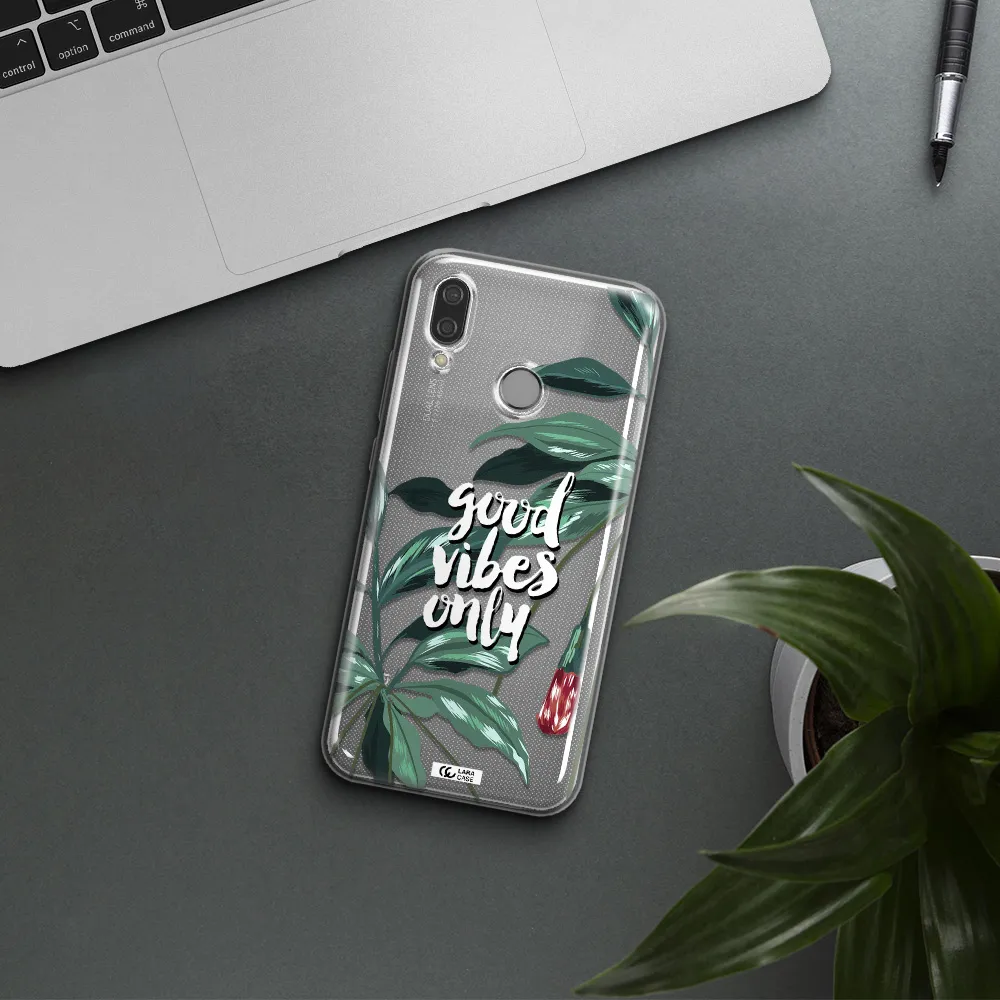 Tropical Vibes Green Huawei P20 Lite Clear TPU Case