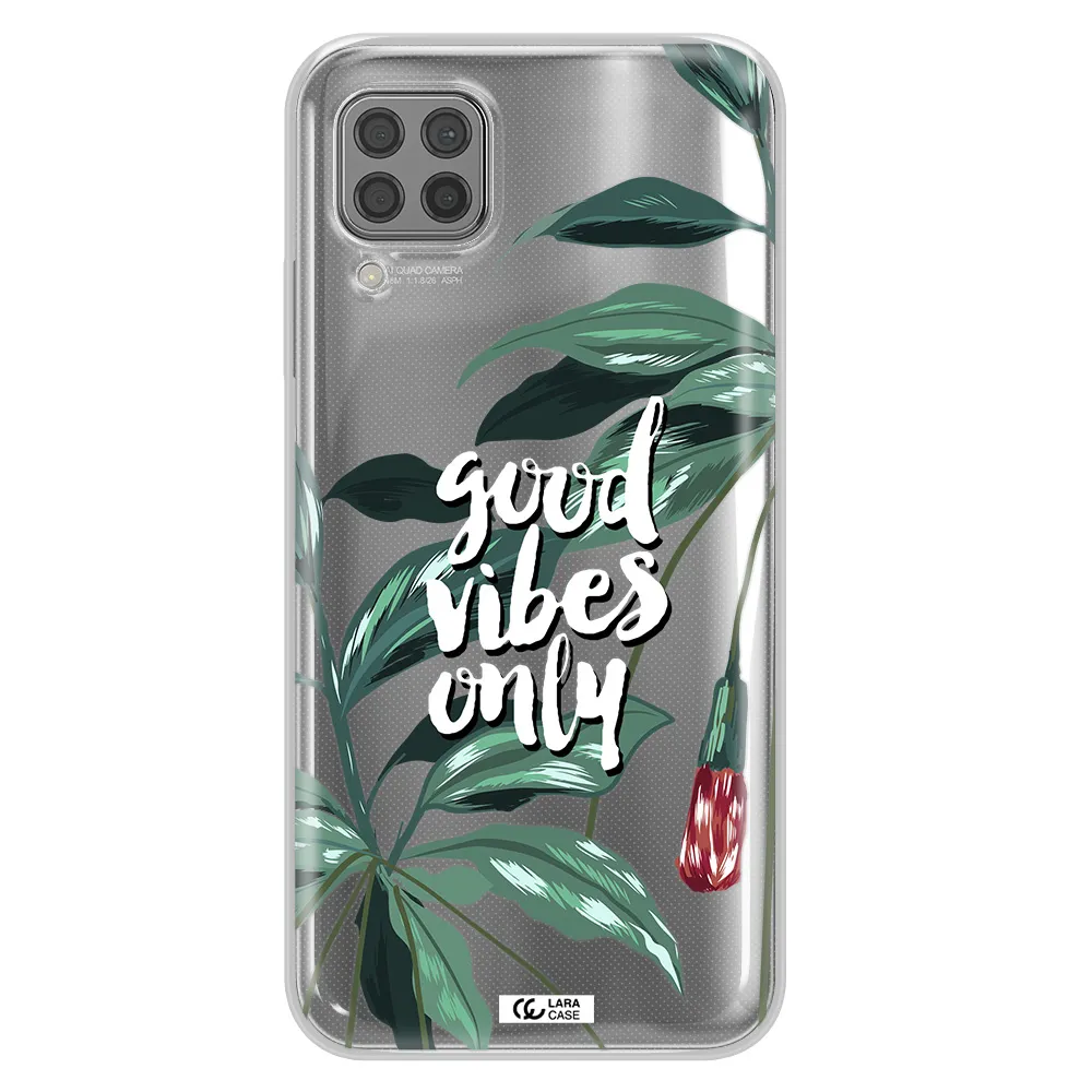 Tropical Vibes Green Huawei P40 Lite Clear TPU Case