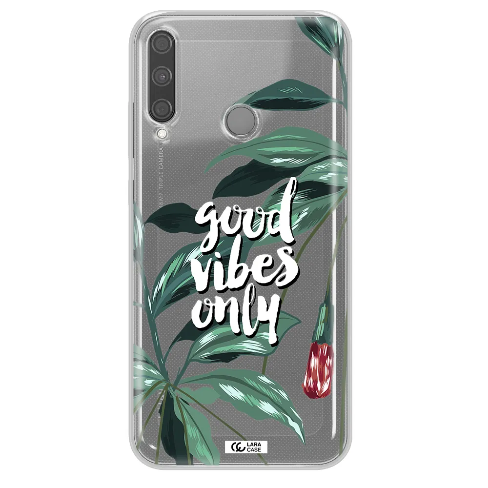 Tropical Vibes Green Huawei P40 Lite E Clear TPU Case