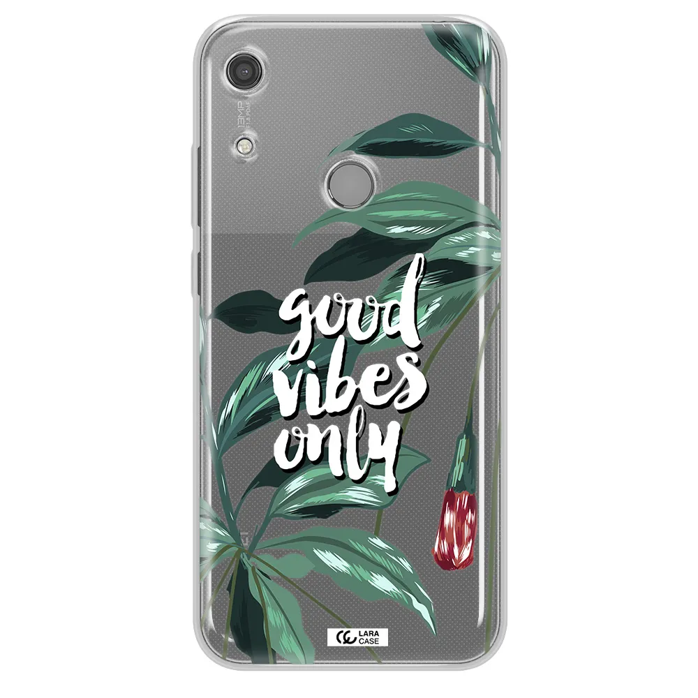 Tropical Vibes Green Huawei Y6S Clear TPU Case