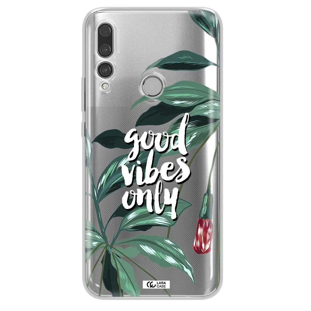 Tropical Vibes Green Huawei Y9 Prime 2019 Clear TPU Case