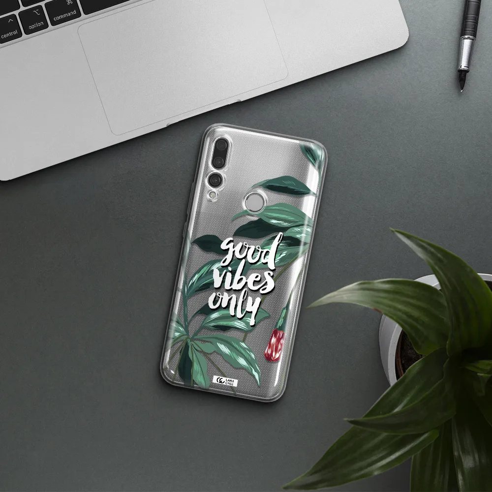 Tropical Vibes Green Huawei Y9 Prime 2019 Clear TPU Case