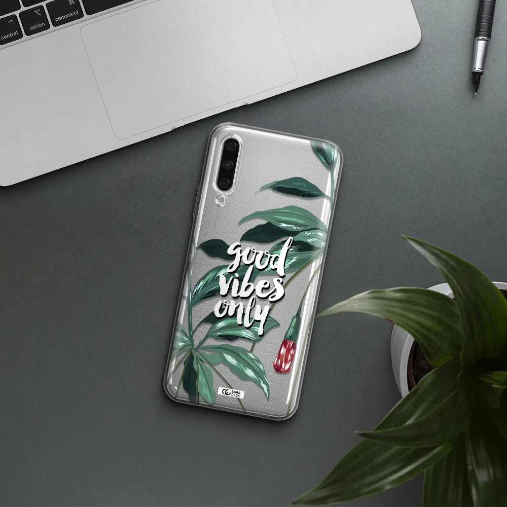 Tropical Vibes Green Huawei Y9S Clear Tpu Case