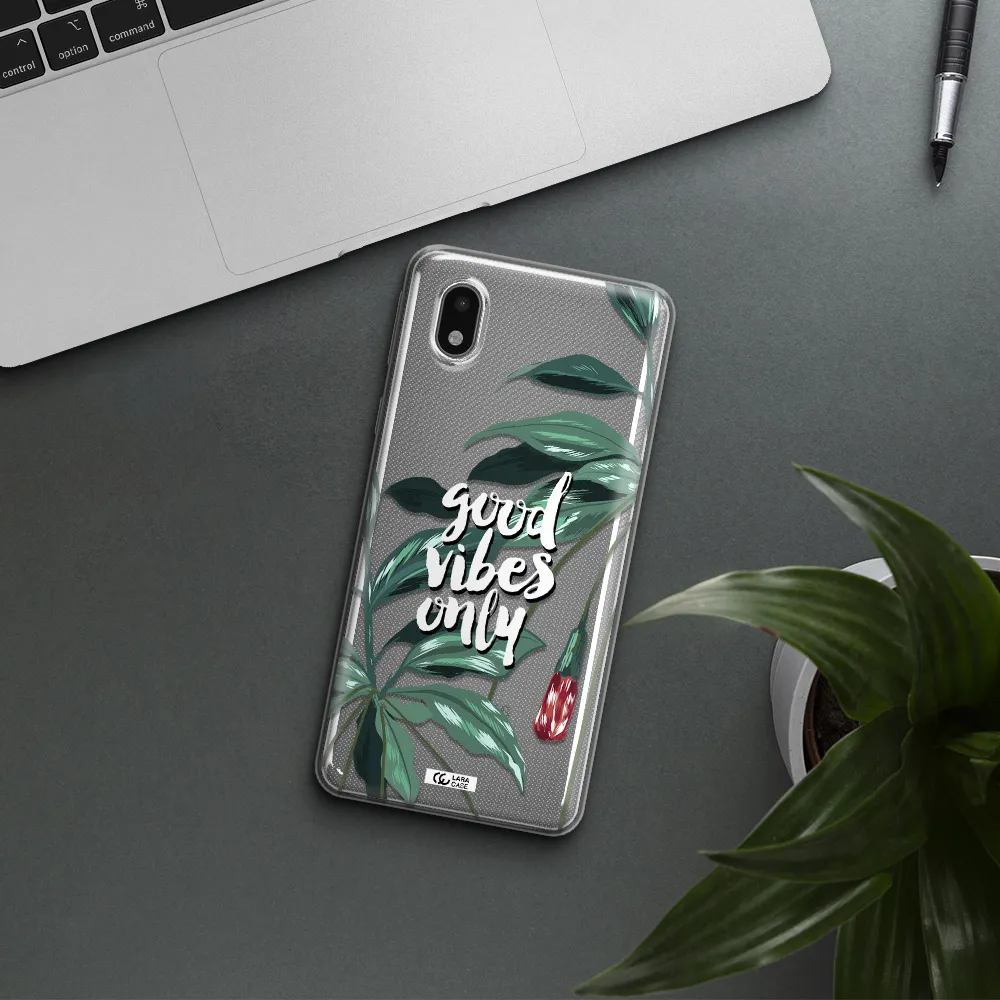 Tropical Vibes Green Samsung A01 Core Clear Tpu Case