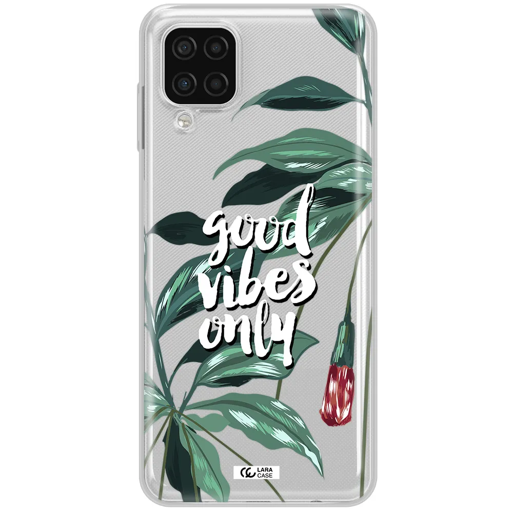 Tropical Vibes Green Samsung A12 4g Clear TPU Case