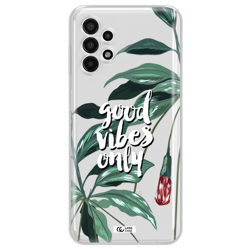 Tropical Vibes Green Samsung A13 4g Clear TPU Case