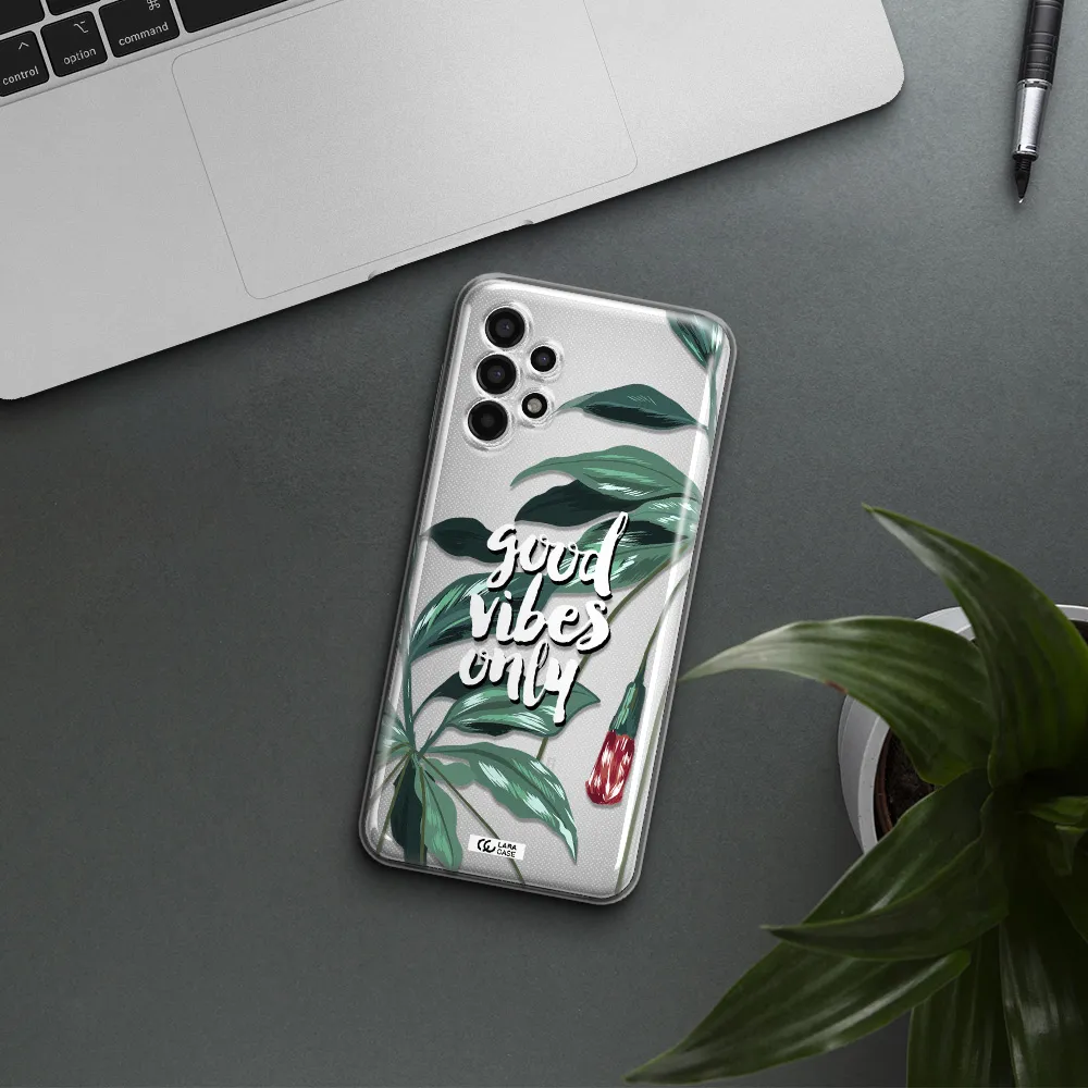 Tropical Vibes Green Samsung A13 4g Clear TPU Case