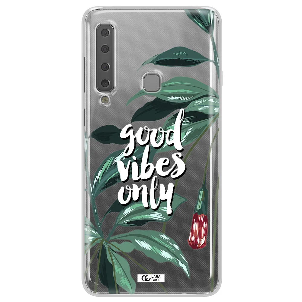 Tropical Vibes Green Samsung A9 2018 Clear TPU Case