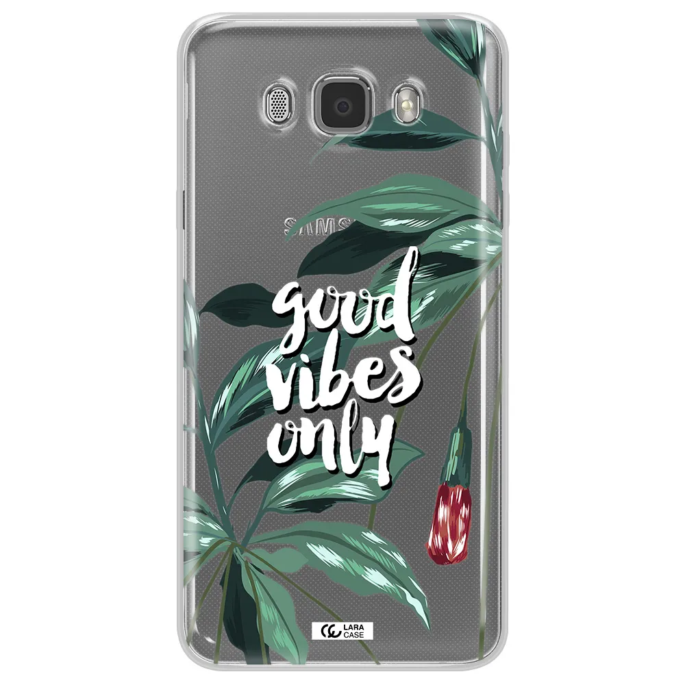Tropical Vibes Green Samsung J7 2016 Clear TPU Case