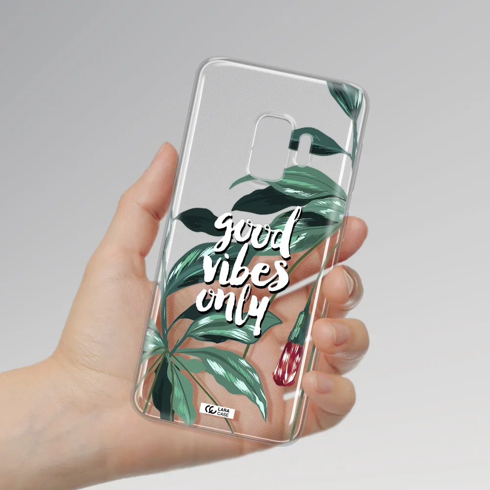 Tropical Vibes Green Samsung S9 Clear TPU Case