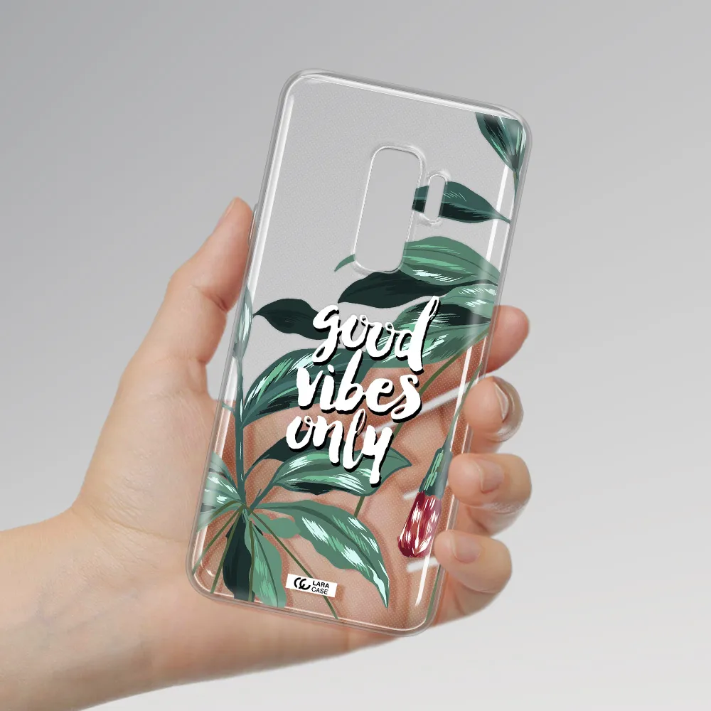 Tropical Vibes Green Samsung S9 Plus Clear TPU Case