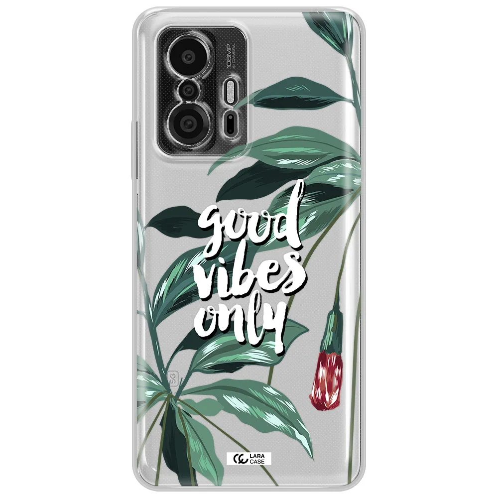 Tropical Vibes Green Xiaomi 11T Pro Clear Tpu Case