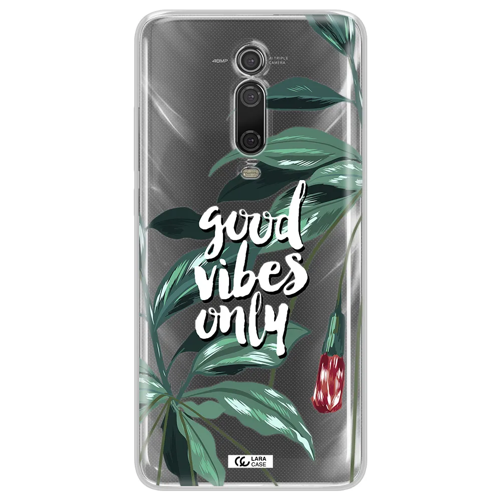 Tropical Vibes Green Xiaomi Mi 9T Clear TPU Case