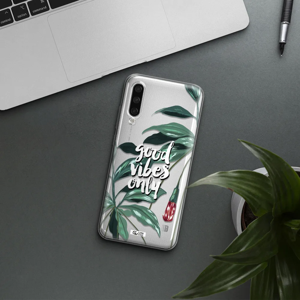 Tropical Vibes Green Xiaomi Mi A3 Clear Tpu Case