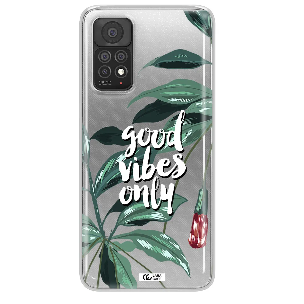 Tropical Vibes Green Xiaomi Note 11 Pro Clear TPU Case