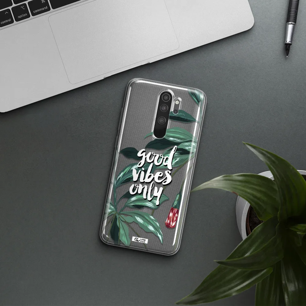 Tropical Vibes Green Xiaomi Note 8 Pro Clear TPU Case