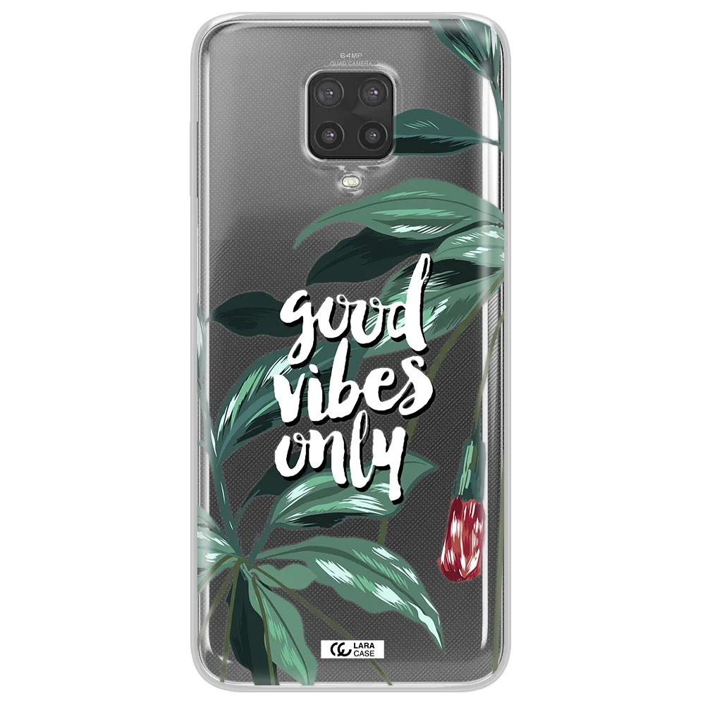Tropical Vibes Green Xiaomi Note 9 Pro Clear TPU Case