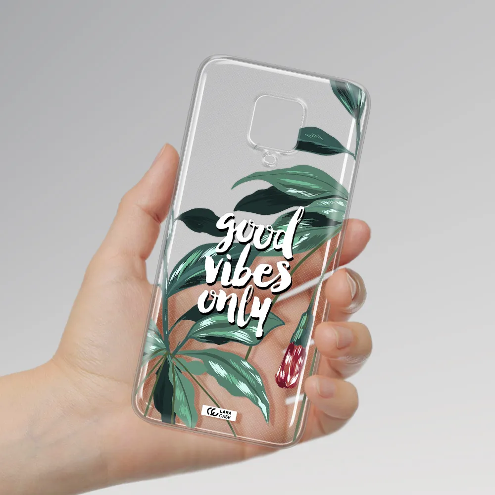 Tropical Vibes Green Xiaomi Note 9 Pro Clear TPU Case