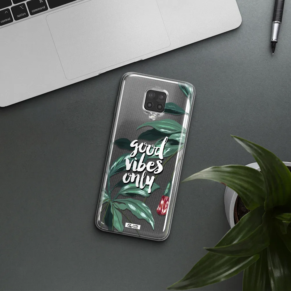 Tropical Vibes Green Xiaomi Note 9 Pro Clear TPU Case