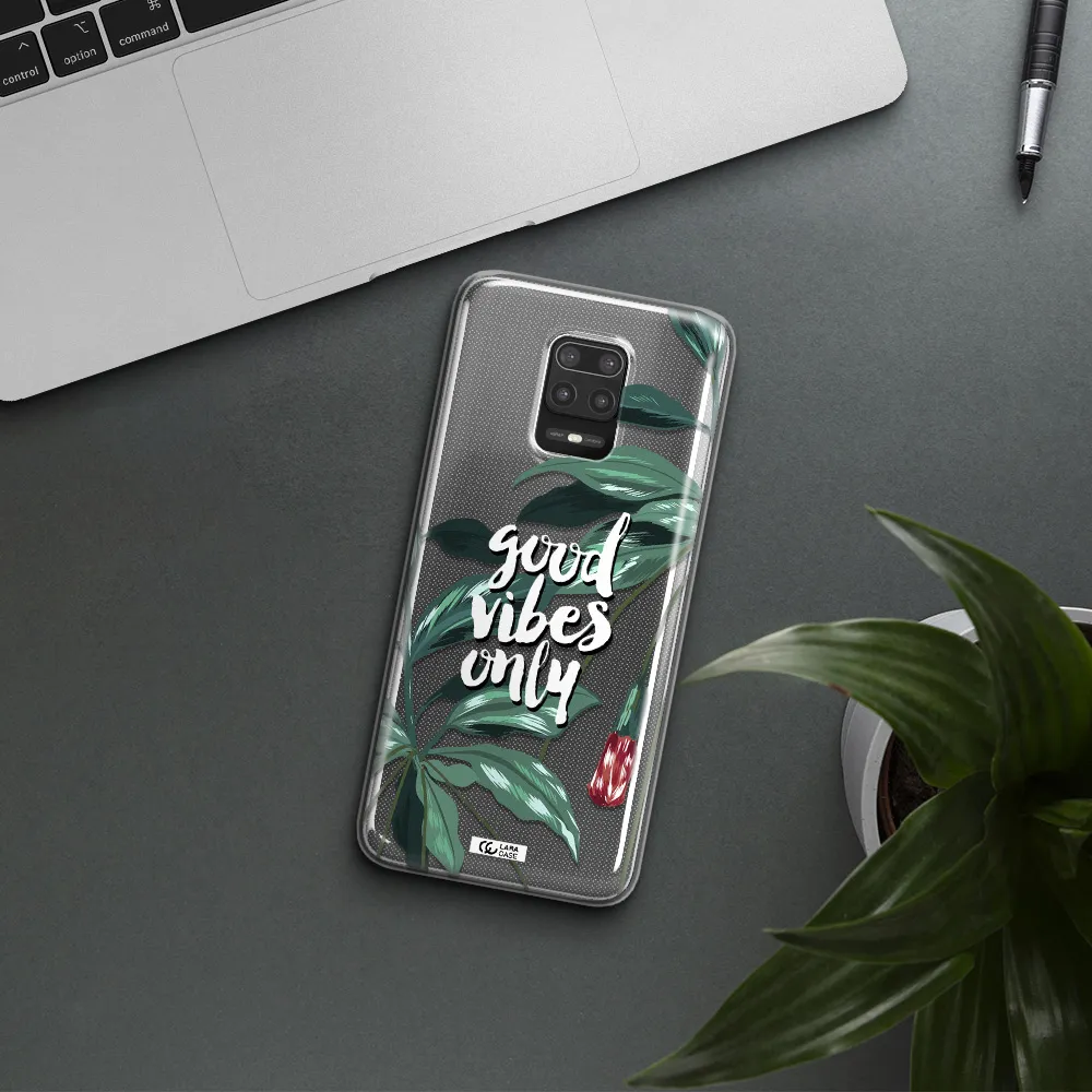 Tropical Vibes Green Xiaomi Note 9S Clear TPU Case