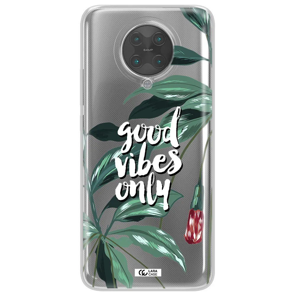 Tropical Vibes Green Xiaomi Poco F2 Pro Clear TPU Case