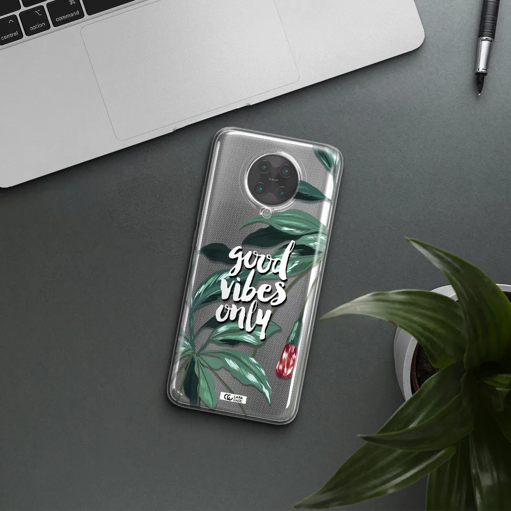 Tropical Vibes Green Xiaomi Poco F2 Pro Clear TPU Case