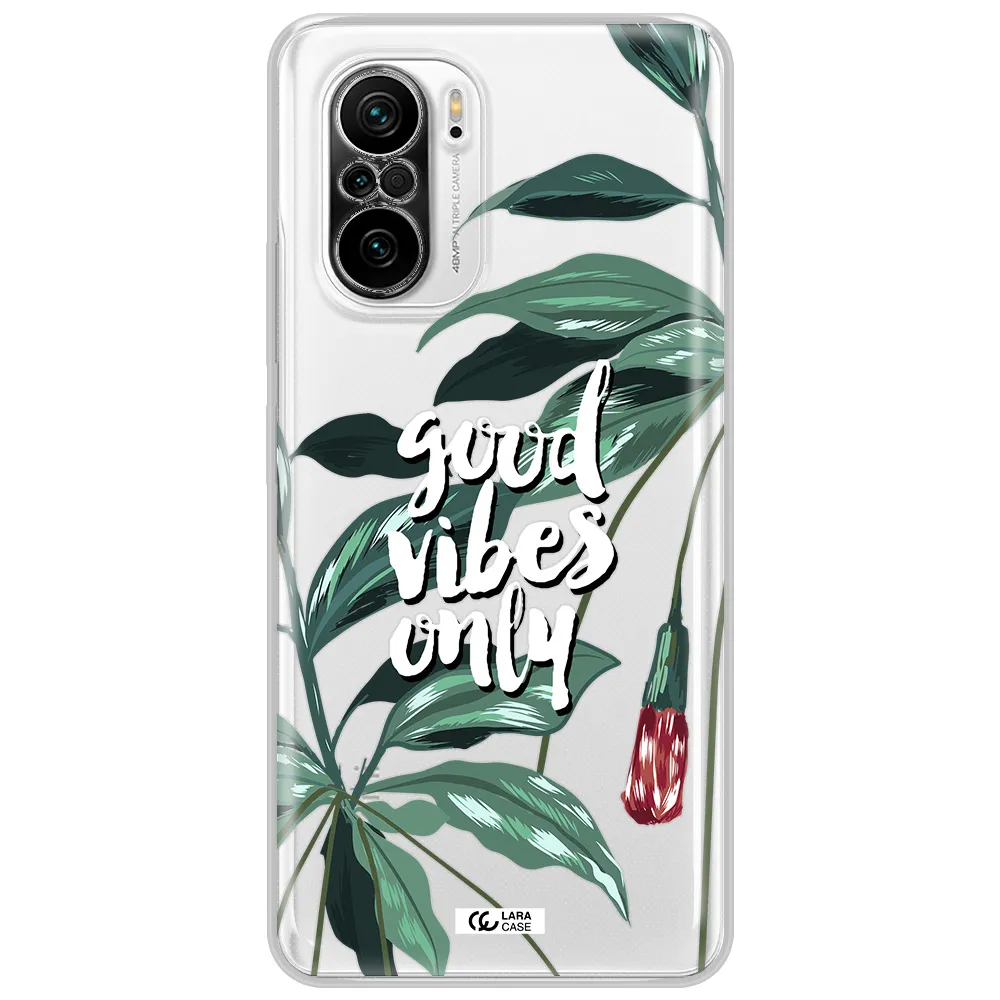 Tropical Vibes Green Xiaomi Poco F3 Clear Tpu Case