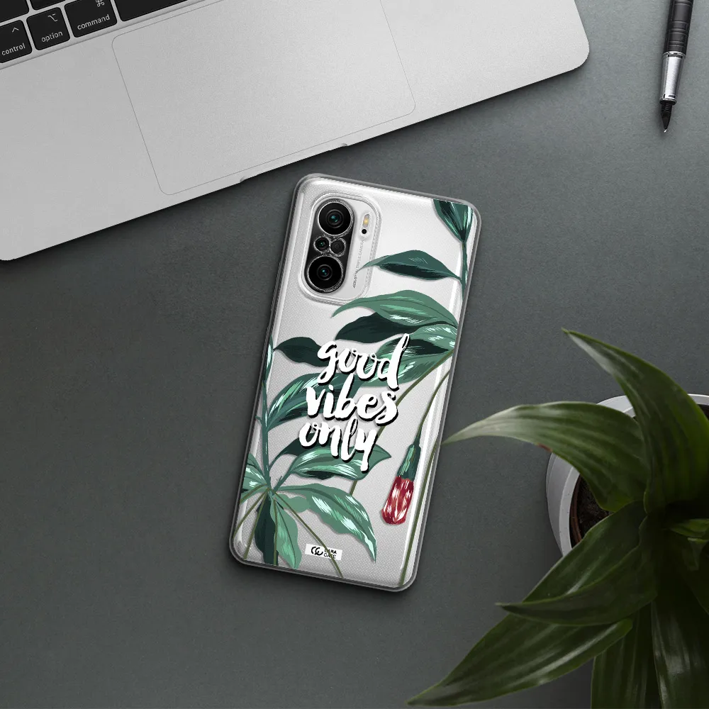 Tropical Vibes Green Xiaomi Poco F3 Clear Tpu Case